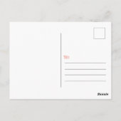 Spooky Halloween spookhuis Briefkaart (Achterkant)