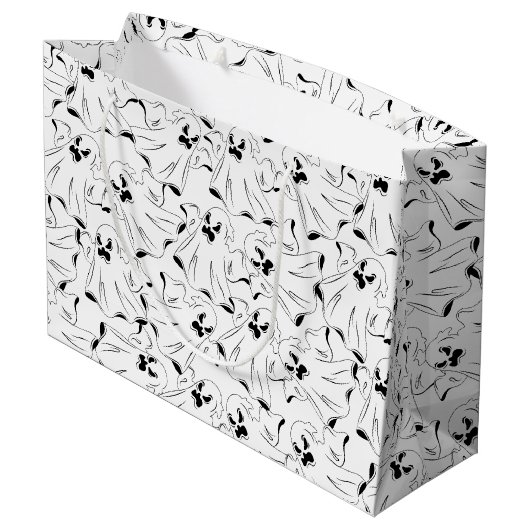 Spooky Halloween spookparty Groot Cadeauzakje (Achterkant Gekanteld)