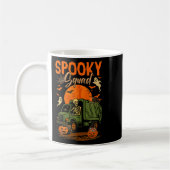 Spooky Halloween Squad Skeleton Driving Garbage TR Koffiemok (Links)
