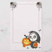 Spooky Halloween Stationery Paper Briefpapier (Voorkant)