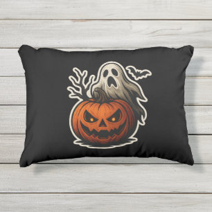 Spooky Halloween Sticker Buitenkussen