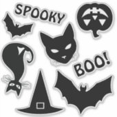 Spooky Halloween Stickers (Voorkant)