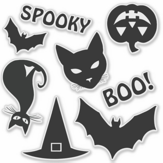 Spooky Halloween Stickers (Voorkant)