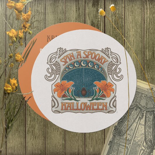 Spooky Halloween stijl donkere grillen Kaart