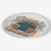 Spooky Halloween stijl Papieren Bordje (Gekanteld)