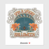 Spooky Halloween  stijl Sticker (Vel)