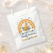 Spooky Halloween symbolen patroon Bedankzakje (Geknipt)