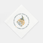 Spooky Halloween symbolen patroon Servet (Hoek)