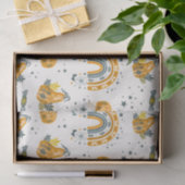 Spooky Halloween symbolen patroon Tissuepapier (Geschenk)