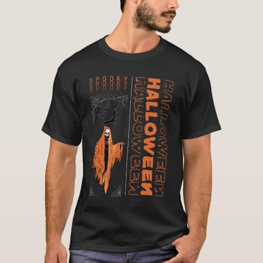 Spooky Halloween T-shirt (Voorkant)