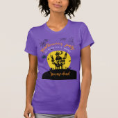 Spooky Halloween T-Shirt – Haunted House & Ghostly (Voorkant)