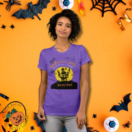 Spooky Halloween T-Shirt – Haunted House & Ghostly