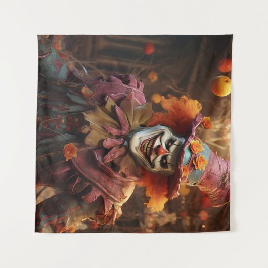 Spooky Halloween Tapestry Wandkleed (Voorkant (horizontaal))