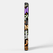 Spooky Halloween Tekstpatroon Telefoonhoes Case-Mate iPhone Case (Achterkant / Rechts)
