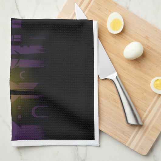 Spooky Halloween  Theedoek (Quarter Fold)