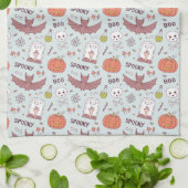 Spooky Halloween Theedoek (Gevouwen)