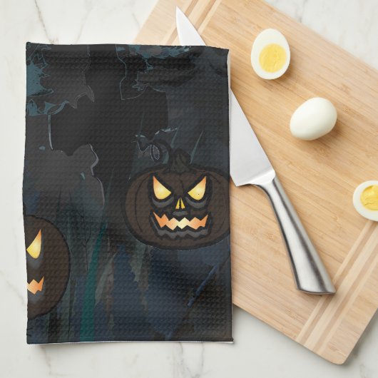 Spooky Halloween Theedoek (Quarter Fold)