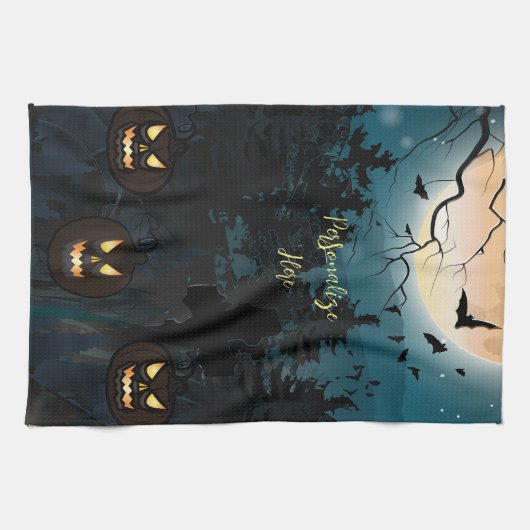 Spooky Halloween Theedoek (Horizontaal)