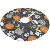 Spooky Halloween: thema achtergrond ontwerp. Kerstboom Rok (Gekanteld)