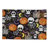 Spooky Halloween: thema achtergrond ontwerp. Kussensloop (Achterkant)