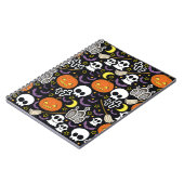 Spooky Halloween: thema achtergrond ontwerp. Notitieboek (Linkerzijde)