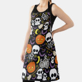 Spooky Halloween: thema achtergrond ontwerp. Schort (Insitu)