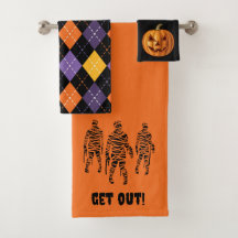 Spooky Halloween thema badkamer