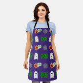 Spooky Halloween Theme Schort (Gedragen)