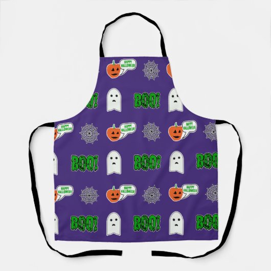 Spooky Halloween Theme Schort (Voorkant)