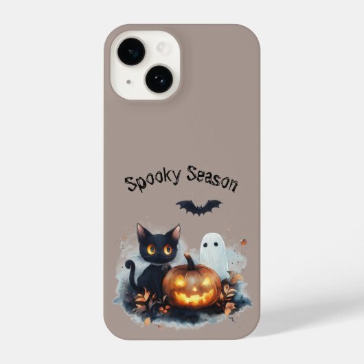Spooky Halloween Theme telefoonhoesje iPhone Hoesje (Achterkant)