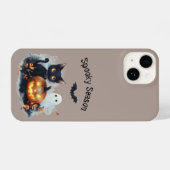 Spooky Halloween Theme telefoonhoesje iPhone Hoesje (Achterkant horizontaal)