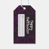 Spooky Halloween Treat Label Cadeaulabel (Voorkant)