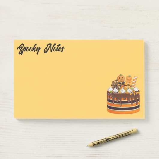 Spooky Halloween Treats Post-it® Notes (Op bureau)