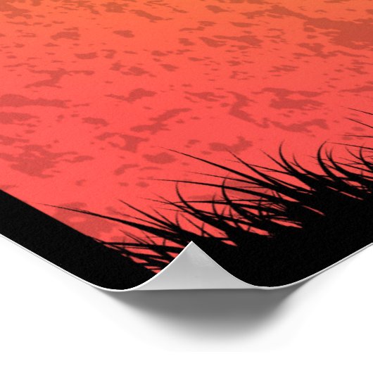 Spooky Halloween Tree Poster (Hoek)