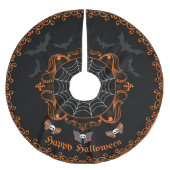 Spooky Halloween Tree Skirt Kerstboom Rok (Voorkant)
