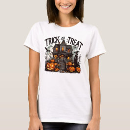 Spooky Halloween trick-or-treat avond T-shirt