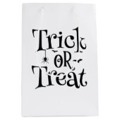 Spooky Halloween Trick or treat geschenktassen - P Medium Cadeauzakje (Voorkant)