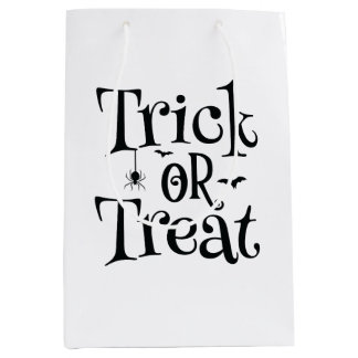 Spooky Halloween Trick or treat geschenktassen - P Medium Cadeauzakje