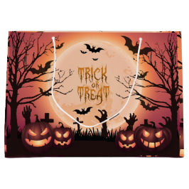 Spooky Halloween Trick or treat Sunset Design Groot Cadeauzakje