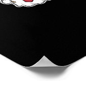 Spooky, Halloween, truc of stem, ik krijg altijd G Poster (Hoek)