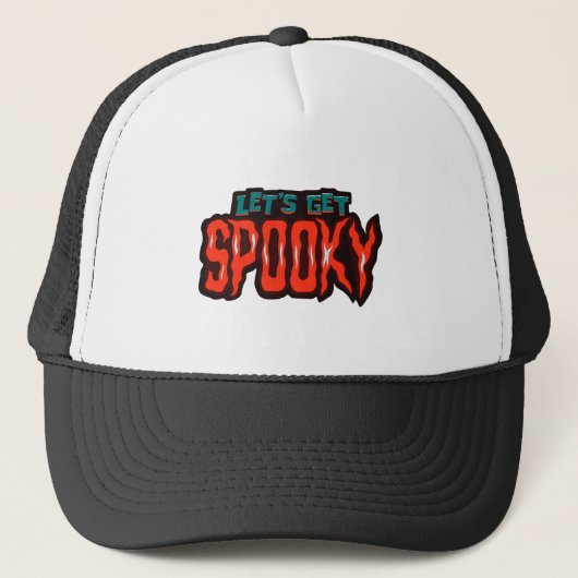 Spooky Halloween Trucker Pet (Voorkant)