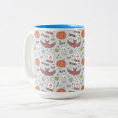 Spooky Halloween Tweekleurige Koffiemok (Voorkant links)