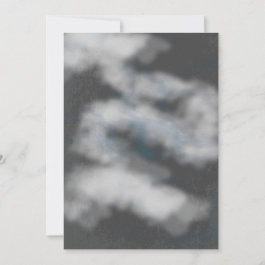 Spooky Halloween uitnodiging, Boo Halloween Party Kaart (Achterkant)