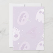 Spooky Halloween uitnodiging, Halloween Party Kaart (Achterkant)