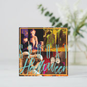 Spooky Halloween Uitnodiging Sjabloon (Staand voorkant)