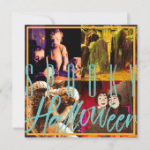 Spooky Halloween Uitnodiging Sjabloon (Voorkant)