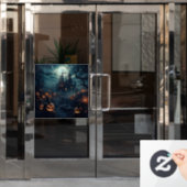 Spooky Halloween venster Cling Raamsticker (Kantoordeur)