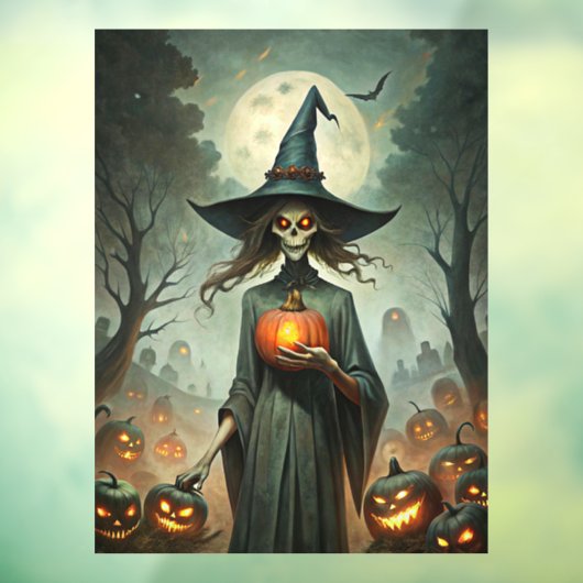 Spooky Halloween venster Cling Raamsticker (Vel 3)