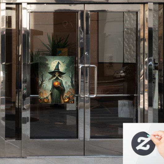 Spooky Halloween venster Cling Raamsticker (Kantoordeur)