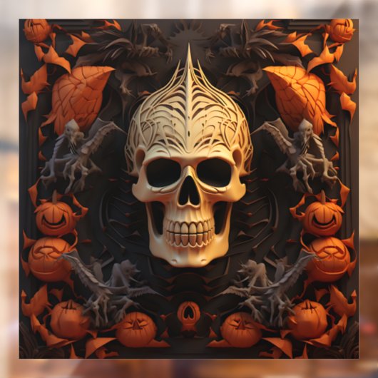 Spooky Halloween venster Cling Raamsticker (Vel 2)